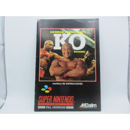 Super Nintendo - George Foreman K.O. Boxing - ESP