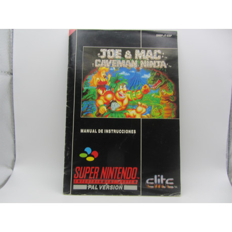 Super Nintendo - Joe & Mac Caveman Ninja - ESP