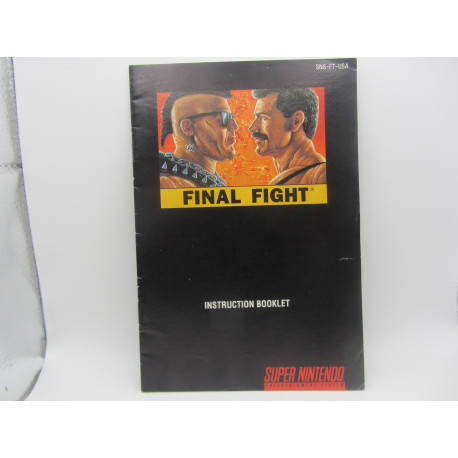 Super Nintendo - Final Fight - USA