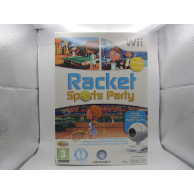Nintendo Wii Racket Sports Party con Camara Nuevo Version Española