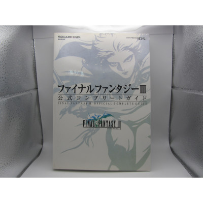 Guía Final Fantasy III DS Official Complete Guide Japonesa