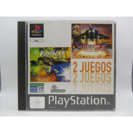 Playstation V-Rally / Eagle One - Pack 2 Juegos Nuevo Version Española