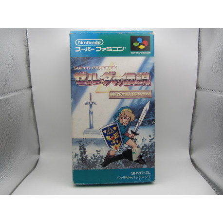 Super Famicom Legend Of Zelda: Kamigami no Triforce Completo Japones