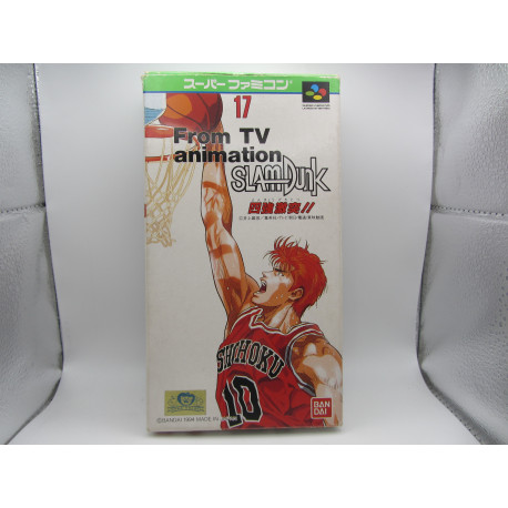 Super Famicom Slam Dunk Yonkyo Gekitotsu Completo Japones