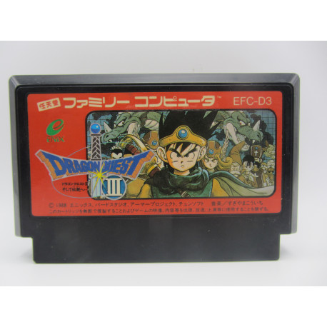 Famicom Dragon Quest III Solo Cartucho