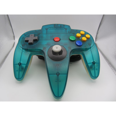 Nintendo 64 Clear Blue Controller