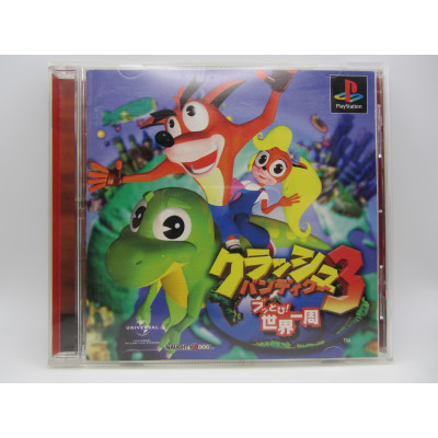 Playstation Crash Bandicoot 3: Buttobi! Sekai Isshuu Japones Completo