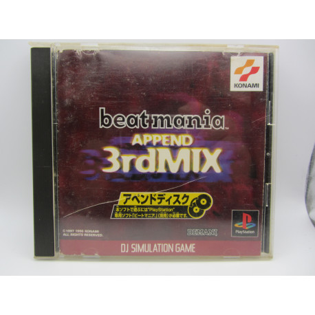 Playstation Beatmania Append 3rd Mix Japones Completo