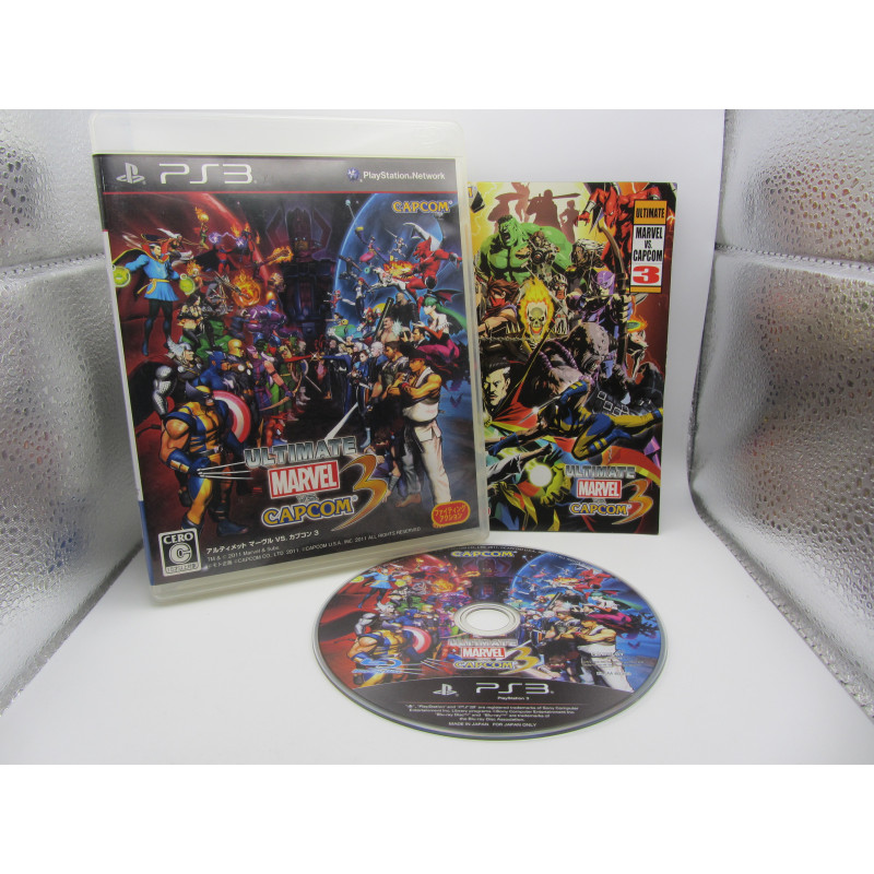 PS3 Ultimate Marvel Vs. Capcom 3 Japones Completo Frontal