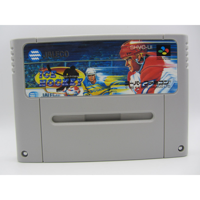 Super Famicom USA Ice Hockey Solo Cartucho