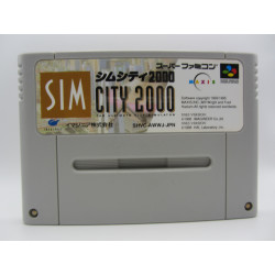 Super Famicom Sim City 2000 Solo Cartucho
