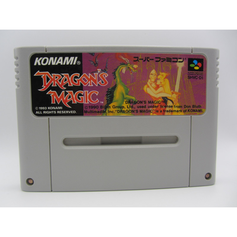 Super Famicom Dragon's Magic Solo Cartucho
