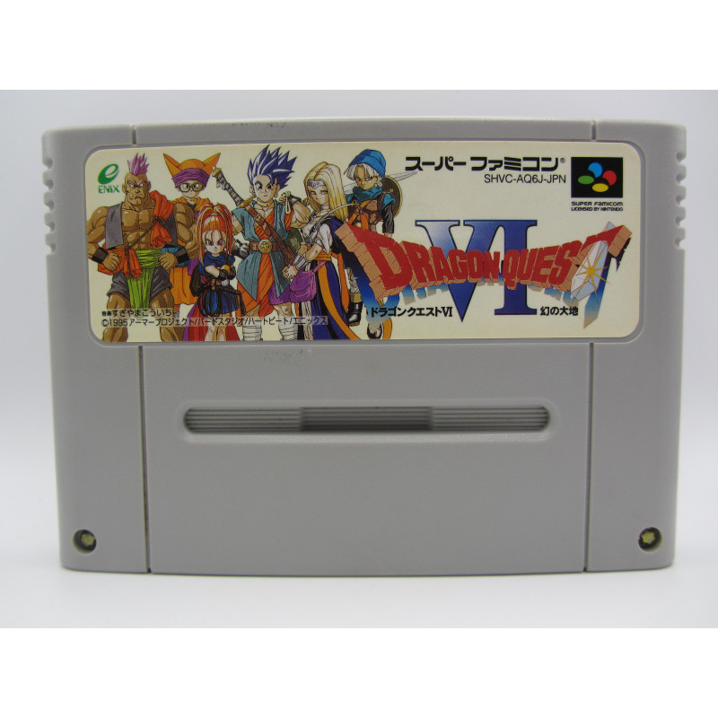 Super Famicom Dragon Quest VI Solo Cartucho Japones