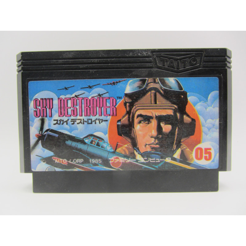 Sky Destroyer Solo Cartucho para Nintendo Famicom - Frontal - Chollo Games