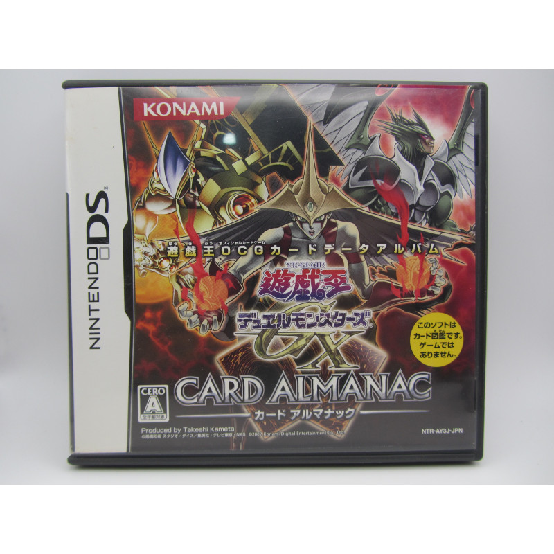 Nintendo DS Yu-Gi-Oh! Duel Monsters GX Card Almanac Japones Completo - Frontal