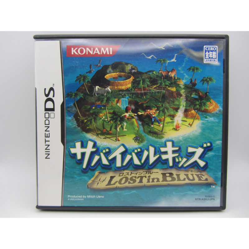 Nintendo DS Survival Kids: Lost in Blue Completo Japones - Frontal