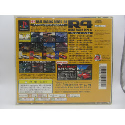 Playstation Ridge Racer Type 4 Japones Completo - Trasera