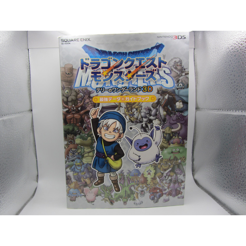 Guia Dragon Warrior Monsters Terry no Wonderland 3D data + guide book Japonesa