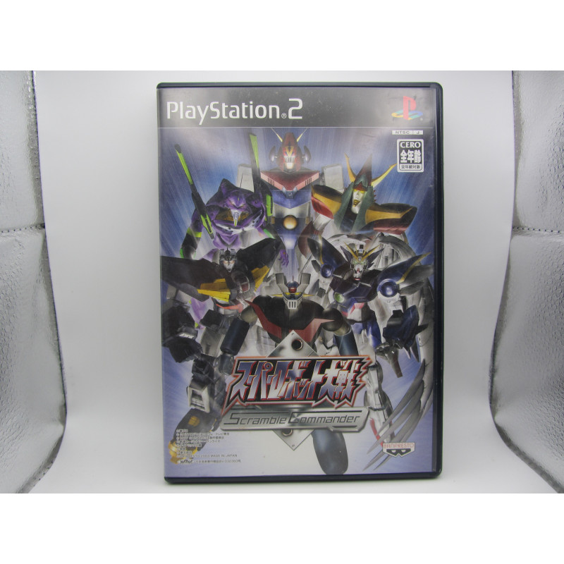 Playstation 2 Super Robot Wars Scramble Commander Japones Completo - Frontal