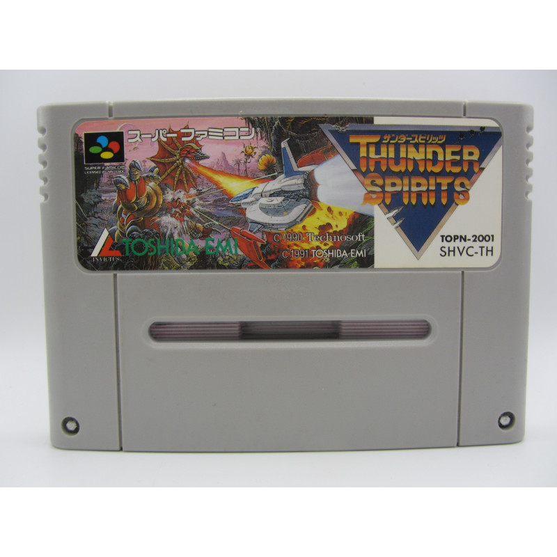 Super Famicom Thunder Spirits Solo Cartucho Japones