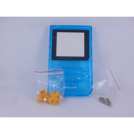 Carcasa para Game Boy Pocket Azul Transparente