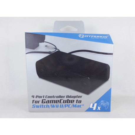Adaptador de 4 Puertos de Gamecube para Switch/WiiU/PC/Mac