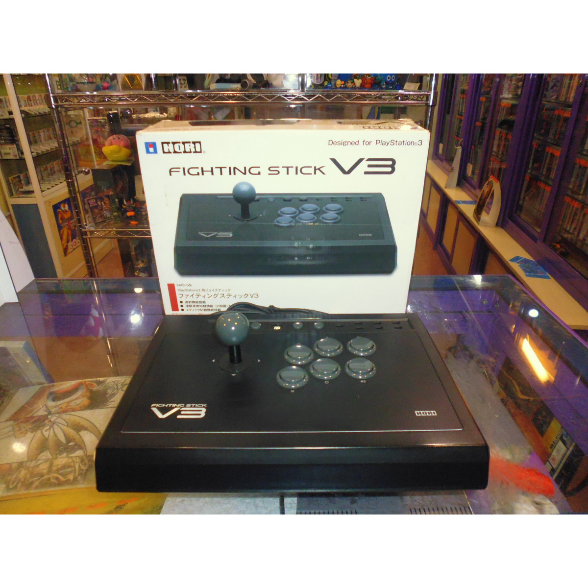 HORI Fighting Stick V3 for PlayStation 3 stick fighting hori