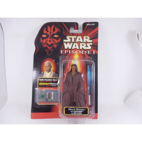 Mace Windu Lightsaber and Jedi Cloak