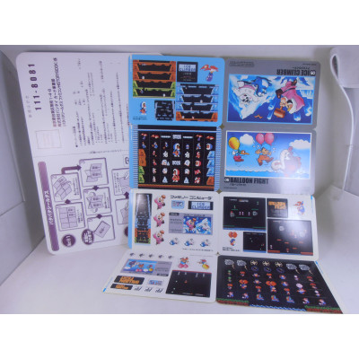 Famicom History Book Stickers Ice Climber + Balloon Fight