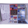 Famicom History Book Stickers Devil World + Urban Champion