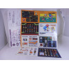 Famicom History Book Stickers Dr.Mario + Mario Bros.