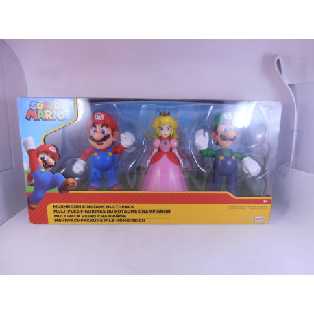 Super Mario Multipack Reino Champiñon - Jakks Pacific (Nuevo)
