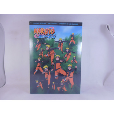 DVD - Naruto Shippuden - Box 3 Episodios 58 a 84 (Nuevo)