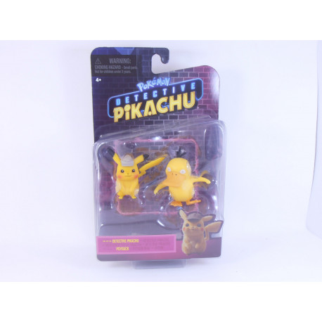 Detective Pikachu - Pikachu y Psyduck (Nuevo)