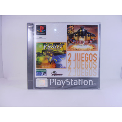 Playstation V-Rally / Eagle One - Pack 2 Juegos Nuevo Version Española