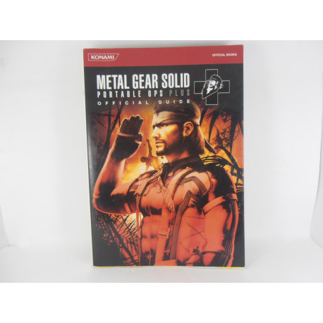 Guia Metal Gear Solid Portable Ops Plus Official Guide Japonesa