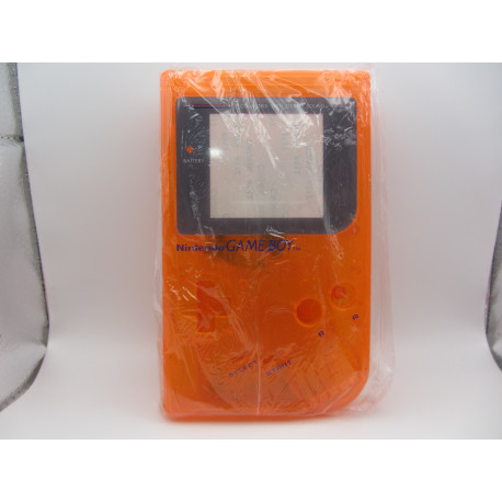 Carcasa para Game Boy Clásica Naranja Transparente