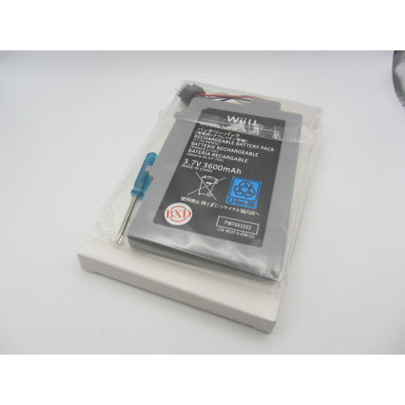 WiiU Bateria 3600mAh para Controller Pad