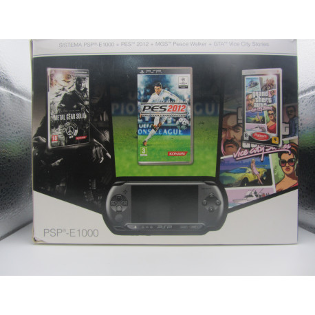 PSP Street + PES 2012 + MGS 2012 + GTA Vice City Stories (Solo venta en tienda)