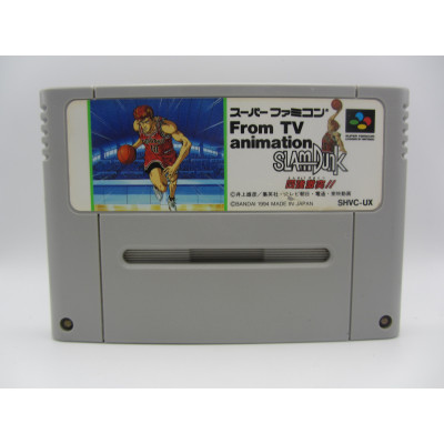 Super Famicom Slam Dunk Yonkyo Gekitotsu Solo Cartucho Japones
