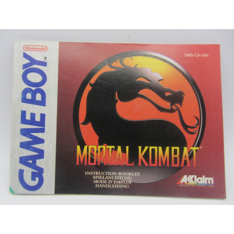 Game Boy - Mortal Kombat - UKV