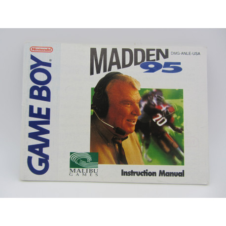Game Boy - Madden 95 - USA