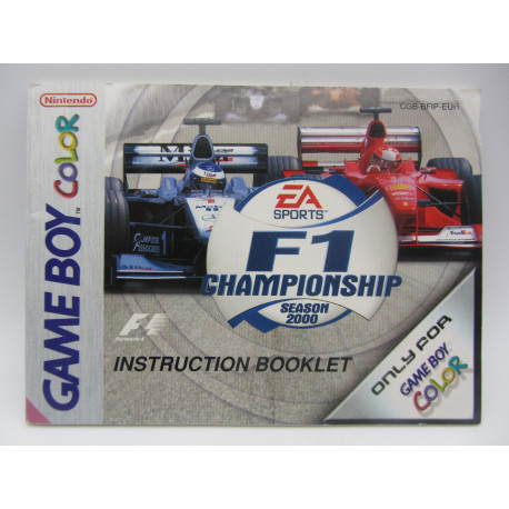 Game Boy Color - F1 Championship Season 2000 - EUR