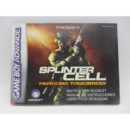 Game Boy Advance - Splinter Cell Pandora Tomorrow - EUR