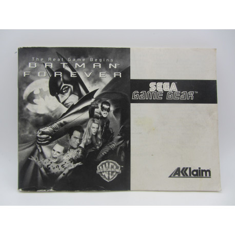 Game Gear - Batman Forever - EUR