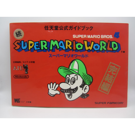 Guía Super Mario World Official Strategy Guide Book Japonesa